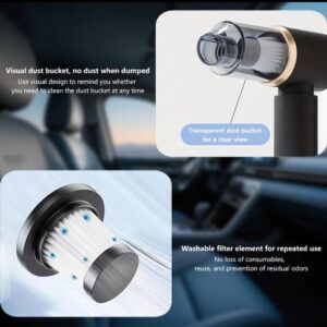 Car Wireless Vacuum Cleaner Portable Strong Suction Home Cleaning Equipment Handheld Dust Collector Mini Car Dust Blower