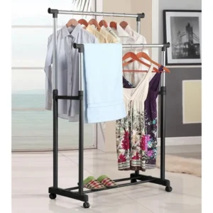 Double Pole Cloth Rack