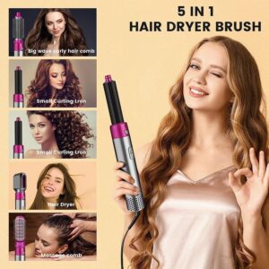 5 in 1 Hot Hair Styler – Multi-Functional Hair Dryer Brush Set